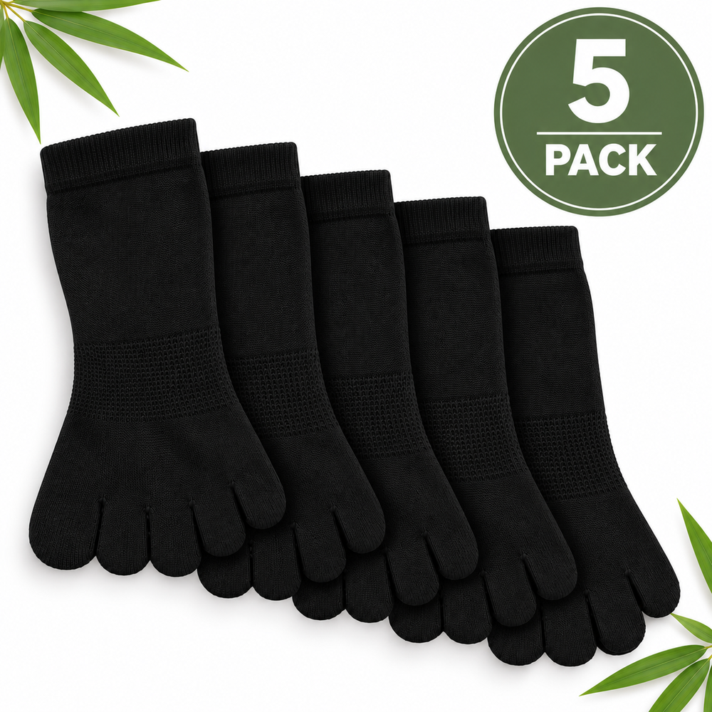 Varvassukat bambusta, 5-pack