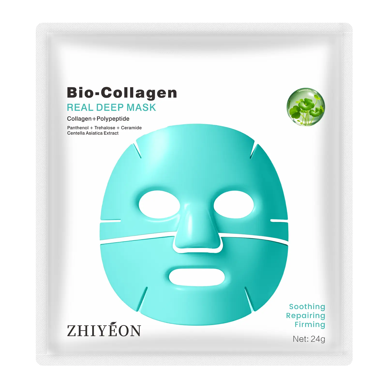 Bio-Collagen Kasvonaamio – Sisältää kollageenia ja polypeptidejä