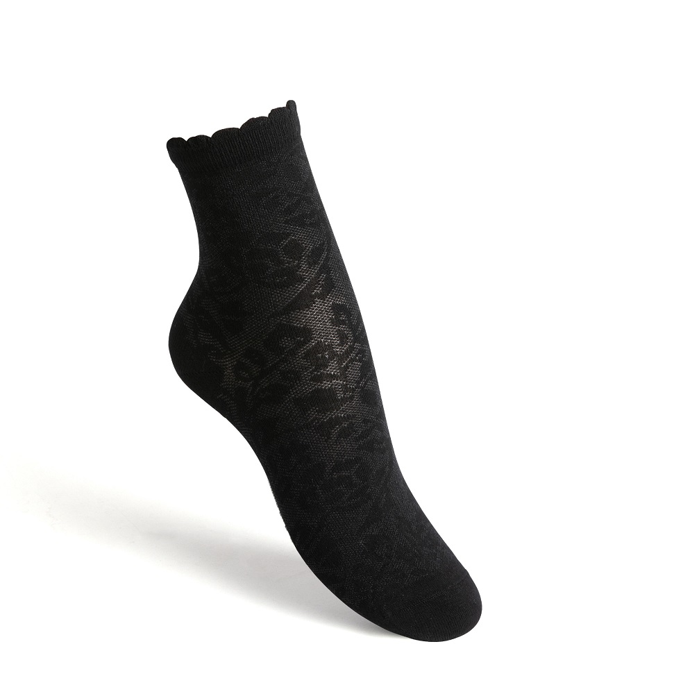 Funq Wear bambusukat, Floral Black 37-40