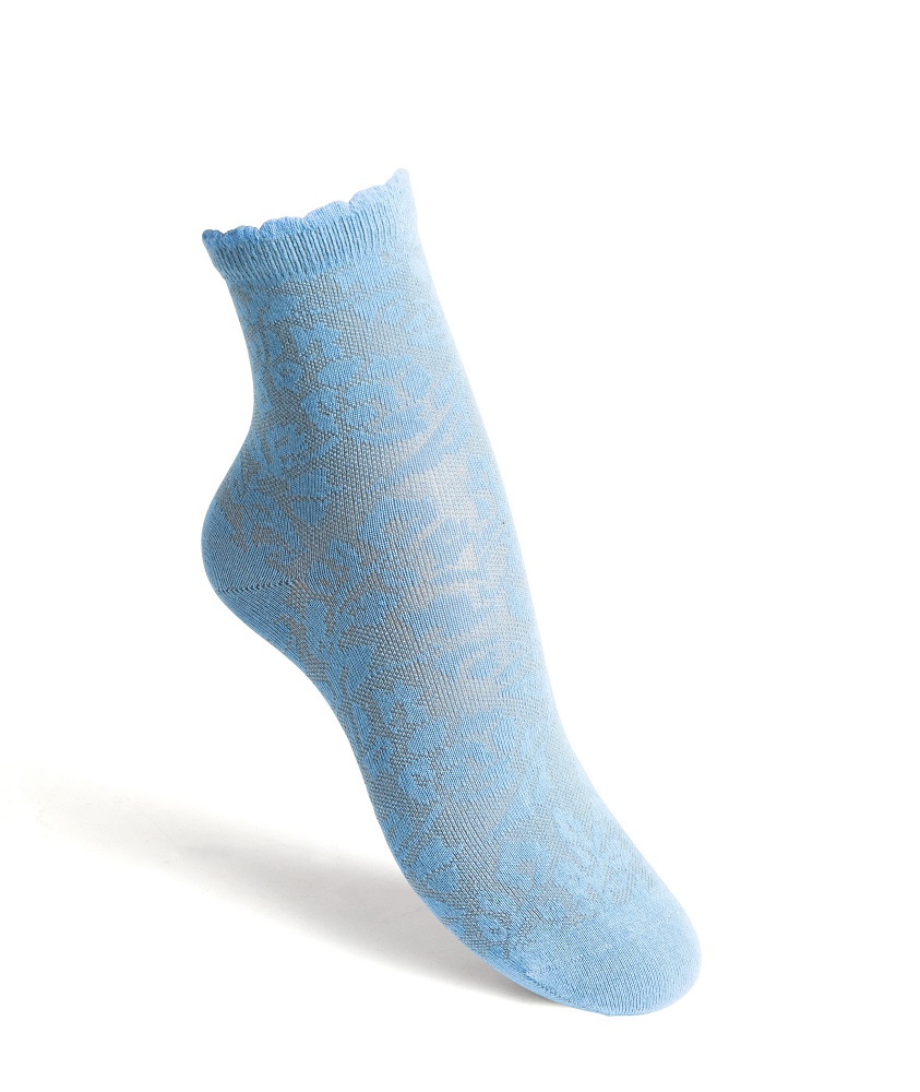 Funq Wear bambusukat, Floral Dusk Blue 37-40