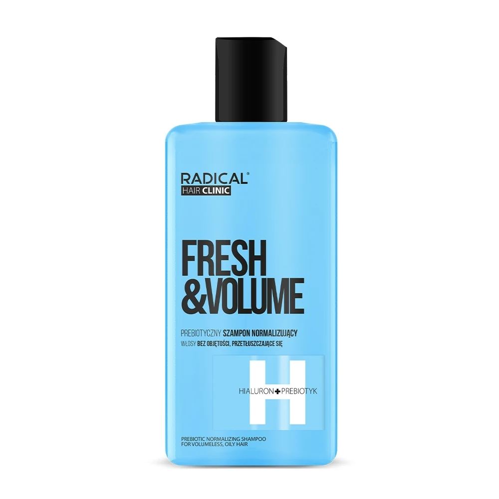 Prebioottinen shampoo rasvoittuvalle ja elottomalle hiukselle