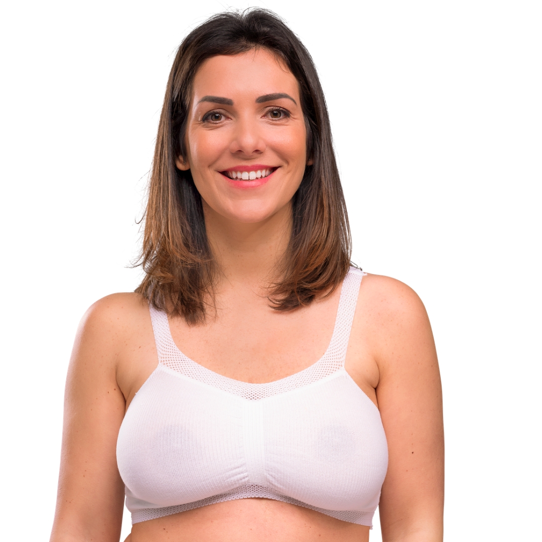 Carriwell Comfort Bra äitiysliivit, valkoinen