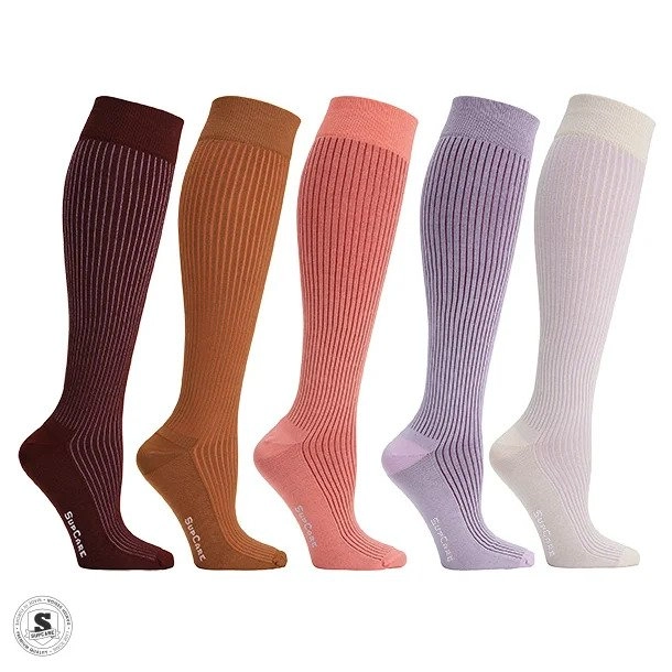 Tukisukat bambu eri väreissä, 5-pack