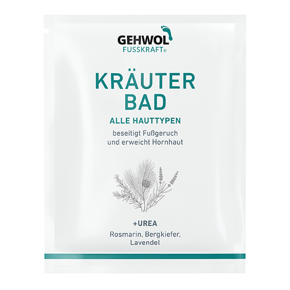 Gehwol Fusskraft Kräuterbad, 10 x 20 g annospakkaus