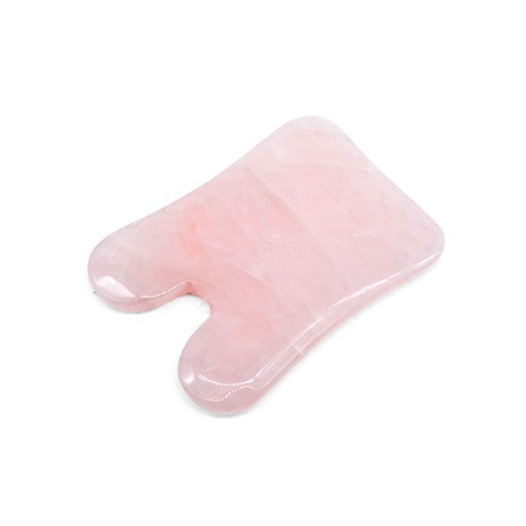 Gua Sha kivi - vaaleanpunainen neliö