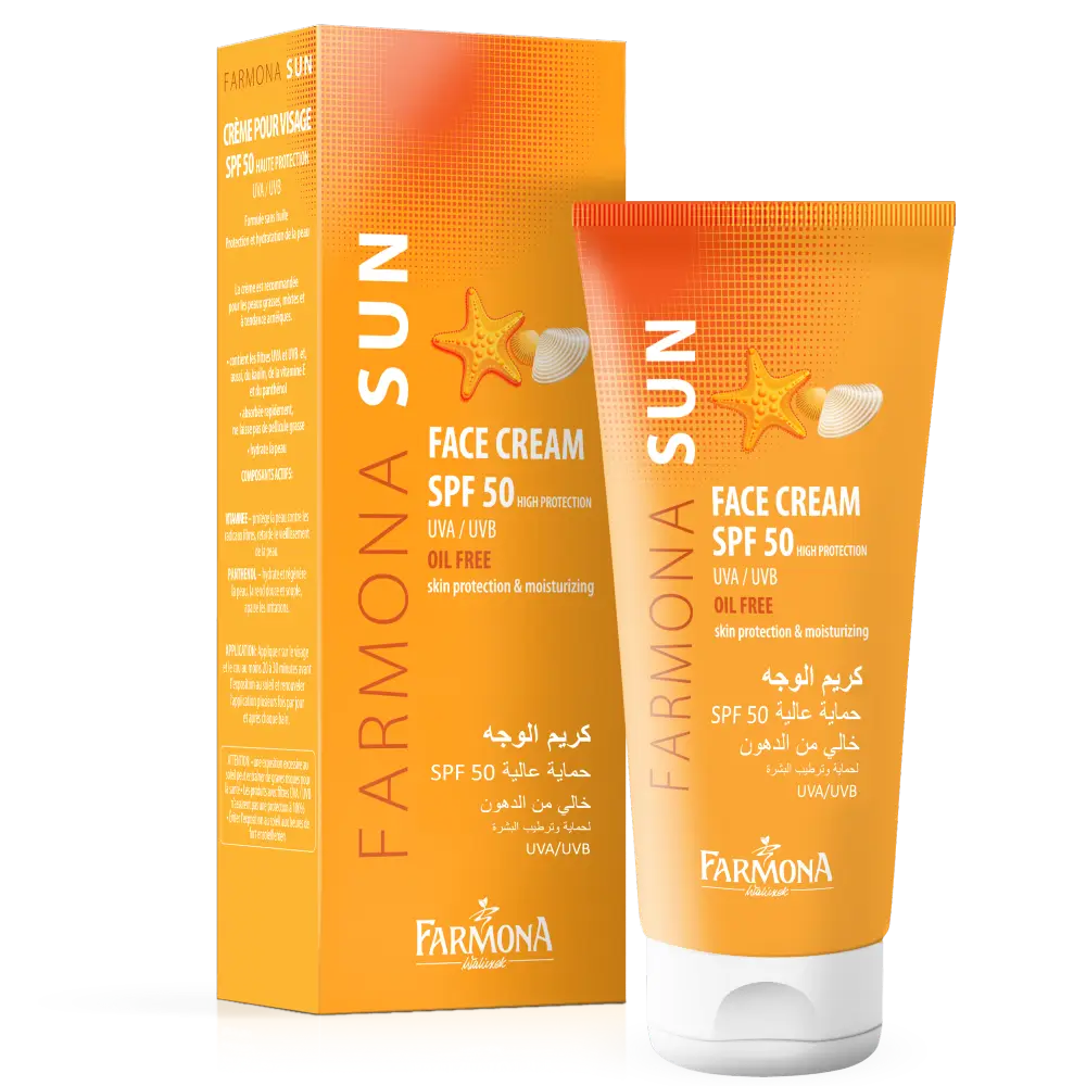 Aurinkovoide rasvaiselle ja aknealttiille iholle (SPF 50)