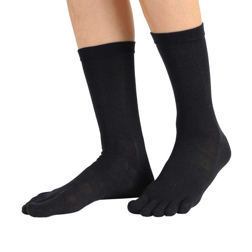 ToeToe Essential Silk Mid-Calf, musta